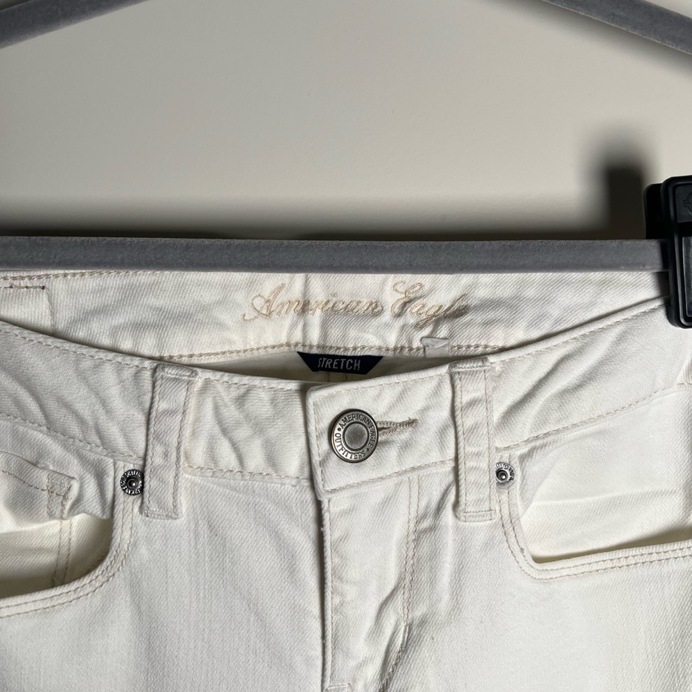 American Eagle Outfitters White Bootcut Jeans - Picture 4 of 12
